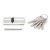 Цилиндровый механизм Palladium 80 35х45 ключ-ключ латунь