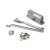 Доводчик дверной NOTEDO DC-060 SILVER до 60 кг сереб. (10)