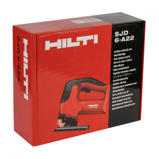 Лобзик аккумуляторный HILTI SJD 6-A22 22В