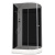 Душевая кабина Domani-Spa Delight Slim 128 L низкий поддон 120х80х218 см черные стекла