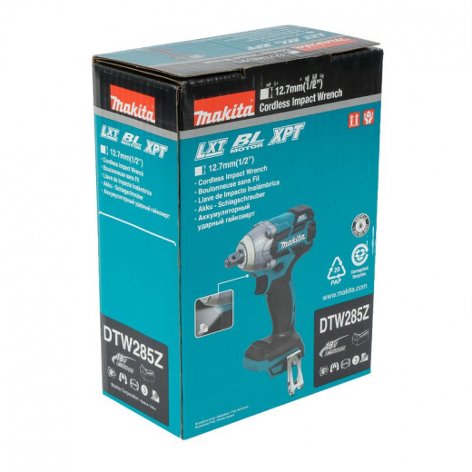 Гайковерт ударный аккумуляторный Makita DTW285Z 18В