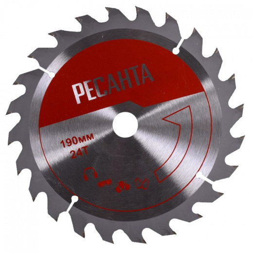 Пила дисковая Ресанта ДП-190/1800 190 мм 1800 Вт