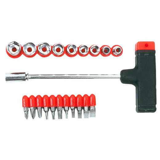 Отвертка т-образная в наборе Top Tools 39D385 21 предмет