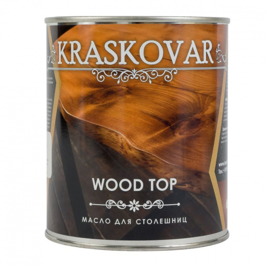 Масло для столешниц Kraskovar дуб матовое 0,75л