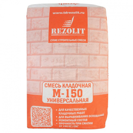 Кладочная смесь Rezolit М-150, 25 кг