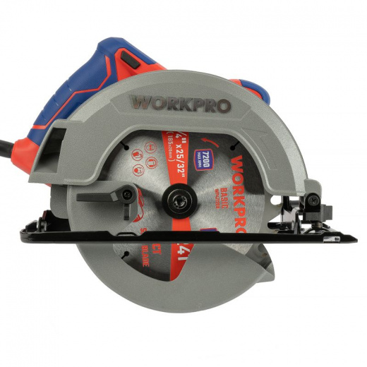 Пила циркулярная Workpro 185 мм 1700Вт