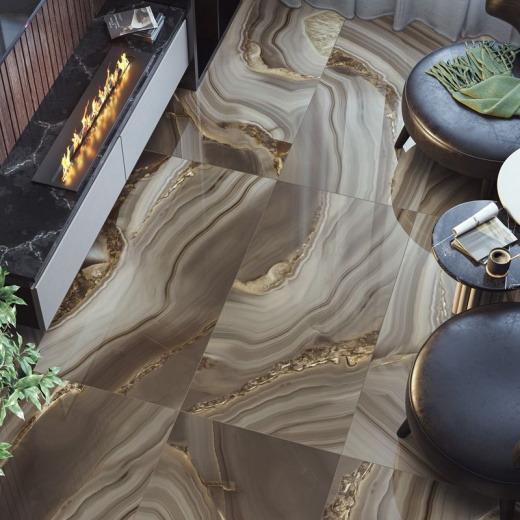 Керамогранит Wow Brown 600х1200х8 мм коричневый суперполированный LCM