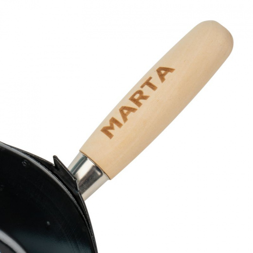 Ковш штукатурный Marta с деревянной усиленной ручкой