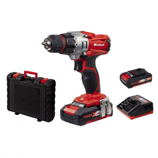 Дрель-шуруповерт Einhell PXC TE-CD 18/2 Li kit 18В 2x1,5 Ач
