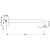Кронштейн для верхнего душа Hansgrohe 27413000 38,9 см