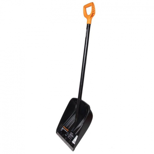 Лопата снеговая Fiskars с деревянным черенком 38х35,5 см