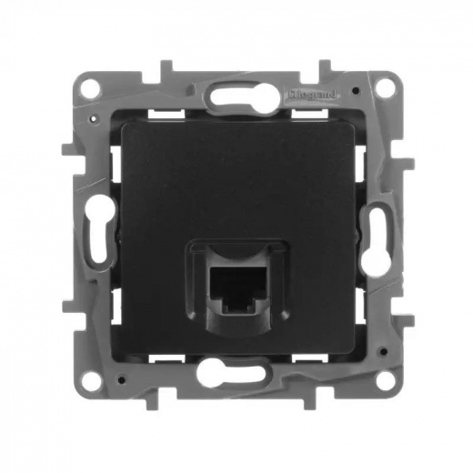 Механизм розетки компьютерной RJ45 5E Etika антрацит IP20 Legrand