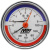 Термоманометр аксиальный 6 Бар, 120 С, 1/2" н, MP-У