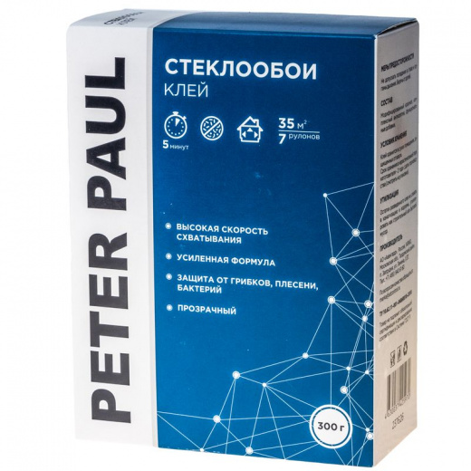 Клей обойный Peter Paul СТЕКЛООБОИ, 300гр
