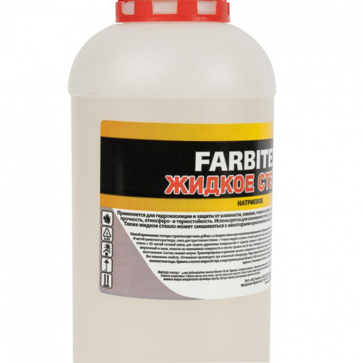 Стекло жидкое 1,3 кг Farbitex 1 л