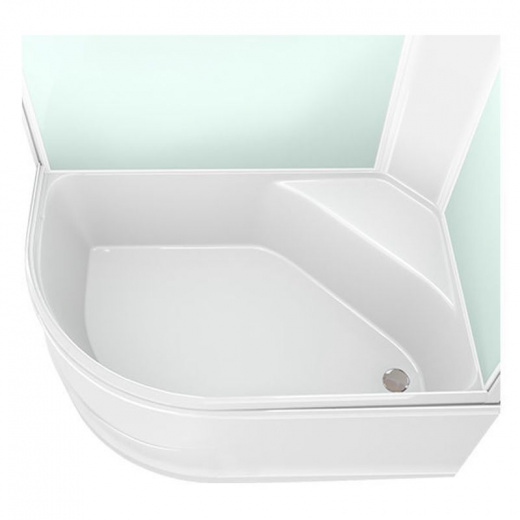 Душевая кабина Domani-Spa Delight Slim 128 R высокий поддон 120х80х218 см матовые стекла