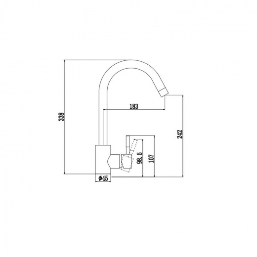 Смеситель для кухни Fmark FS8232