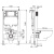 Комплект унитаза Gustavsberg Hygienic Flush с инсталляцией Aquatek