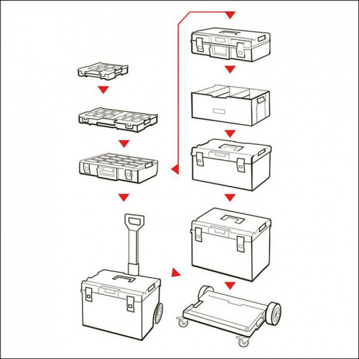 Ящик для инструментов Qbrick System One 200 Basic 59х39х19 см