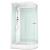 Душевая кабина Domani-Spa Delight Slim 128 L низкий поддон 120х80х218 см матовые стекла