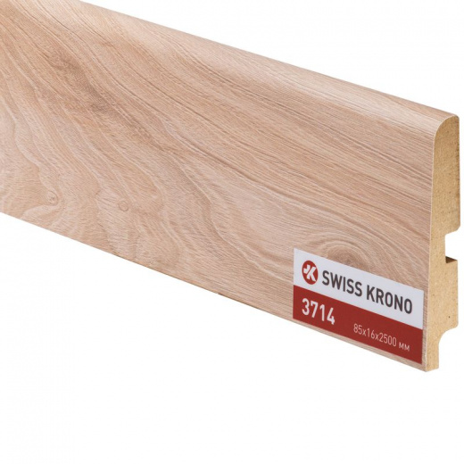 Плинтус Kronopol P85 3714, Helen Elm, 2500х85х16 мм