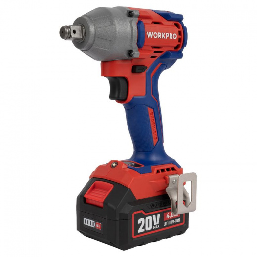 Гайковерт бесщеточный Workpro 20В 2х4 Ач
