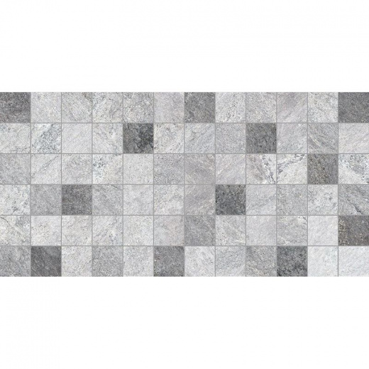 Плитка керамическая Global Tile Balance 400x200 мм серая мозаика