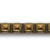 Бордюр 0,7х25х1мм Capsule Gold, Unitile