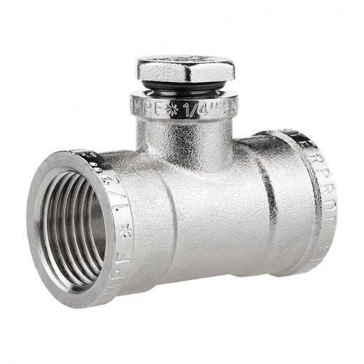 Тройник под манометр ВР 1/2" х 1/4" х 1/2" MPF