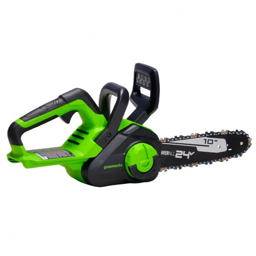 Пила цепная аккумуляторная Greenworks G24CS25 24В шина 25 см