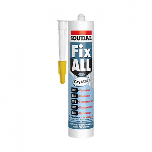 Клей монтажный Soudal Fix All прозрачный, 290 мл