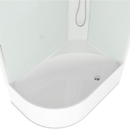 Душевая кабина Domani-Spa Delight Slim 128 L низкий поддон 120х80х218 см матовые стекла