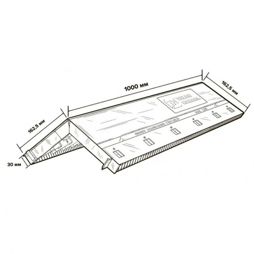 Аэратор коньковый ТЕХНОНИКОЛЬ Стандарт