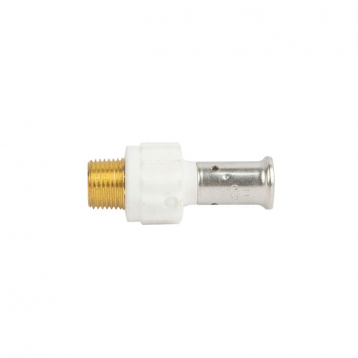 МП-Пресс Муфта Henco НР 16х1/2" белая PVDF