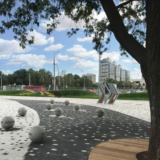 Плитка тротуарная Антик стоунмикс черный 0,94 м²