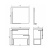 Тумба Comforty Дюссельдорф 90 дуб дымчатый с раковиной 9090EL 00-00004093CF