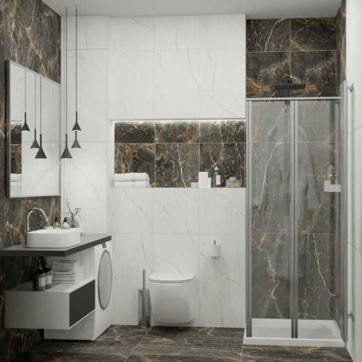 Керамогранит Global Tile Maximus 400х800 мм черный
