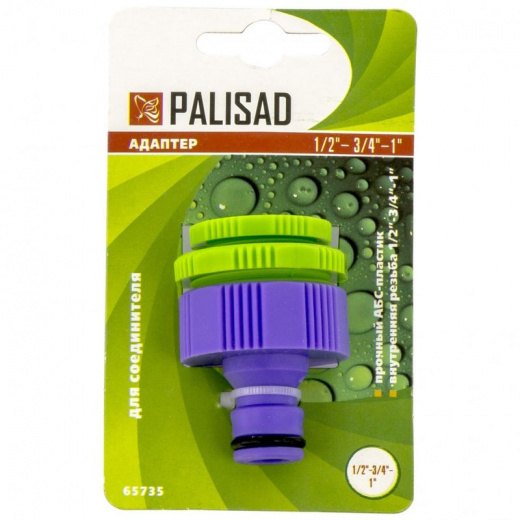 Адаптер 1/2"-3/4"-1" ВР Palisad
