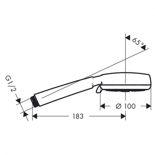 Душевая лейка Hansgrohe Crometta 100 Multi 26823400