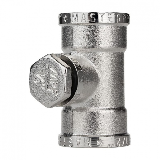 Тройник под манометр ВР 1/2" х 1/4" х 1/2" MPF