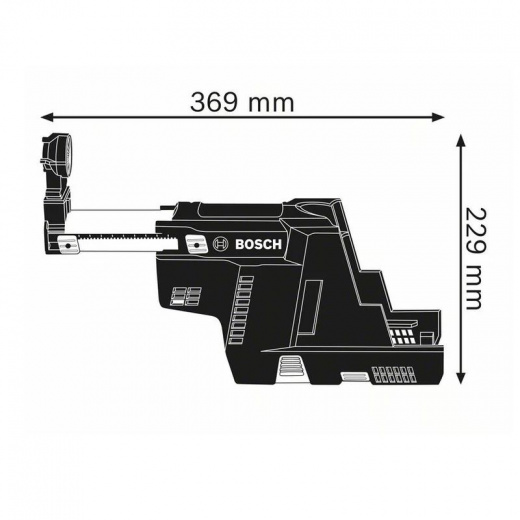 Насадка для пылеудаления Bosch GDE 18V-16 аккумуляторная