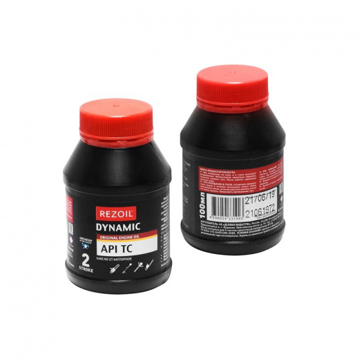 Масло для двухтактных двигателей минеральное REZOIL 0,1 л