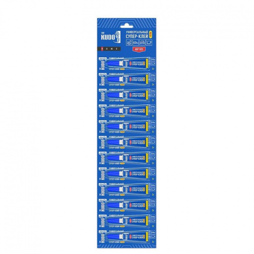 Клей гель универсальный цианакрилатный Kudo Home KBT-020 3 г