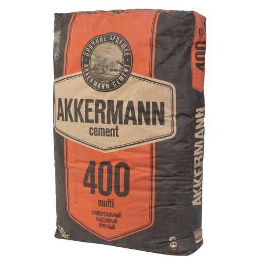 Цемент ЦЕМ II/А-И 32,5Н (ПЦ-400 Д20) AKKERMANN multi 50 кг