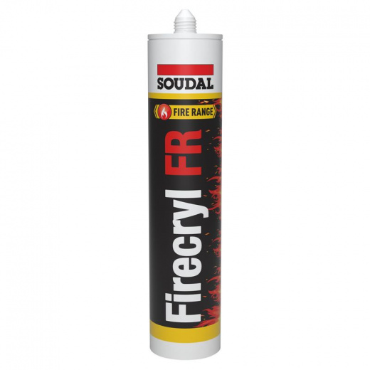 Герметик SOUDAL Firecryl акриловый огнестойкий (белый), 310мл