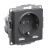 Механизм розетки с USB-2шт AtlasDesign базальт IP20 Systeme Electric