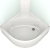 Душевая кабина Domani-Spa Delight Slim 99 высокий поддон 90х90х218 см матовые стекла
