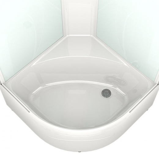 Душевая кабина Domani-Spa Delight Slim 99 высокий поддон 90х90х218 см матовые стекла