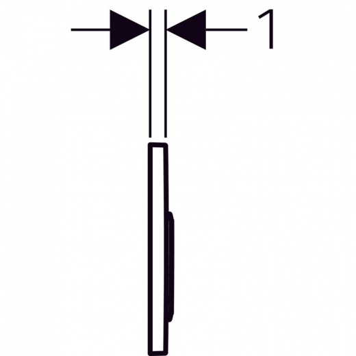 Клавиша смыва Geberit Omega 20 (115.085.KH.1)