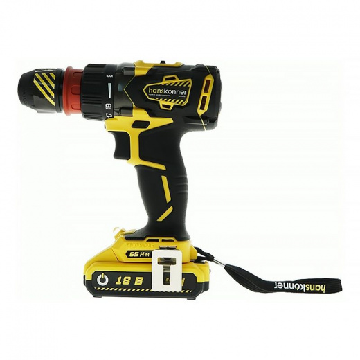 Шуруповерт Hanskonner HCD1865BLC 18В 2х2,4 Ач